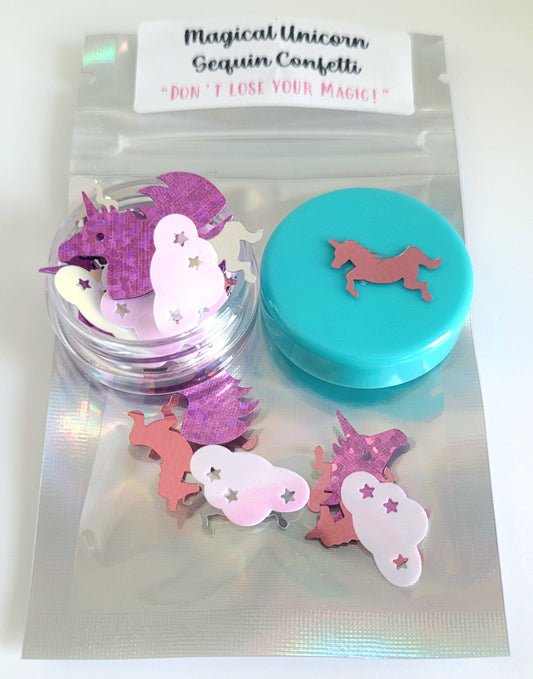 (Believe Collection) Magical Unicorn Sequin Confetti