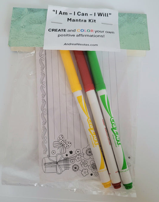 (Believe Collection) "I Am - I Can - I Will" Mantra Kit