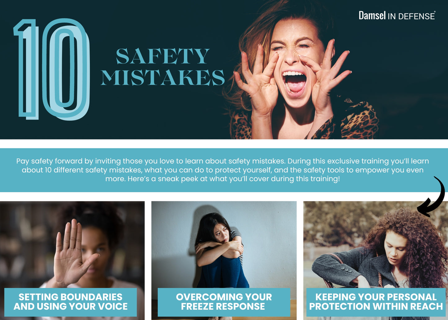 (Damsel Safety Education Series) "Sister Safety" and "10 Safety Mistakes"