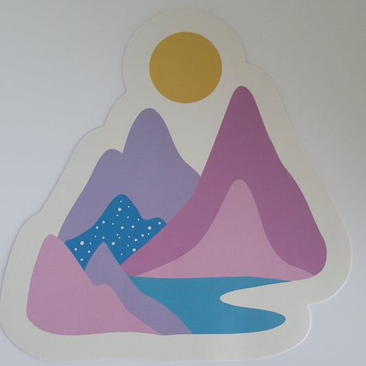(Children's Corner) Mountains Vinyl Stickers