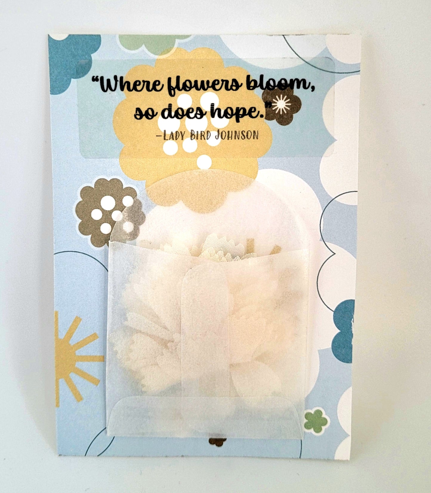 (Believe Collection) "Hope" Flower Card