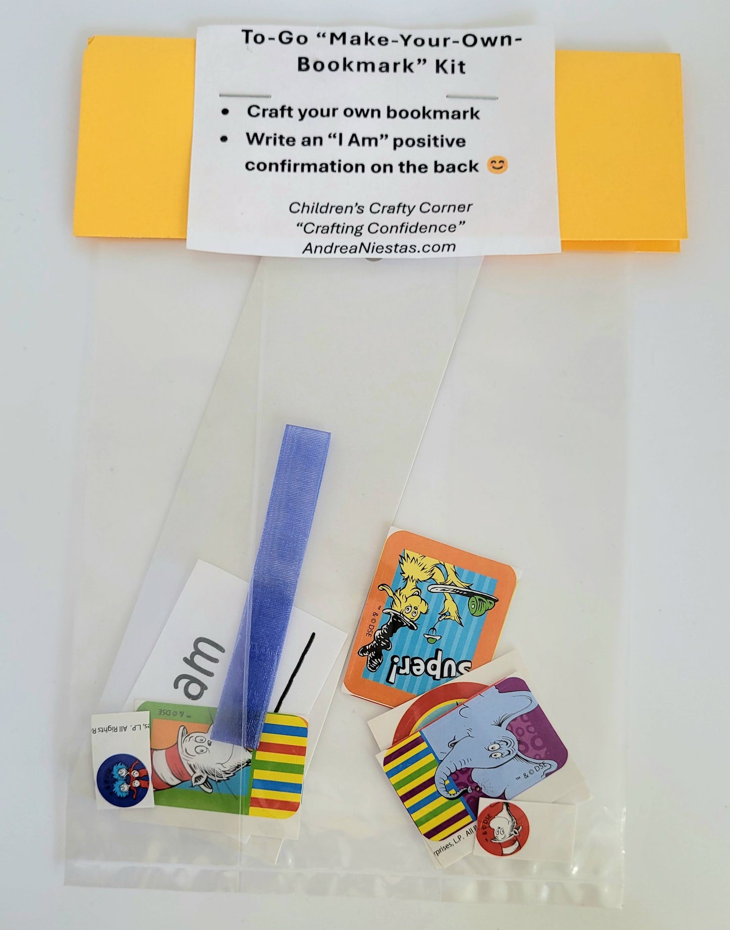 (Children's Corner) Kids' Make-Your-Own-Bookmark Kit **SALE**