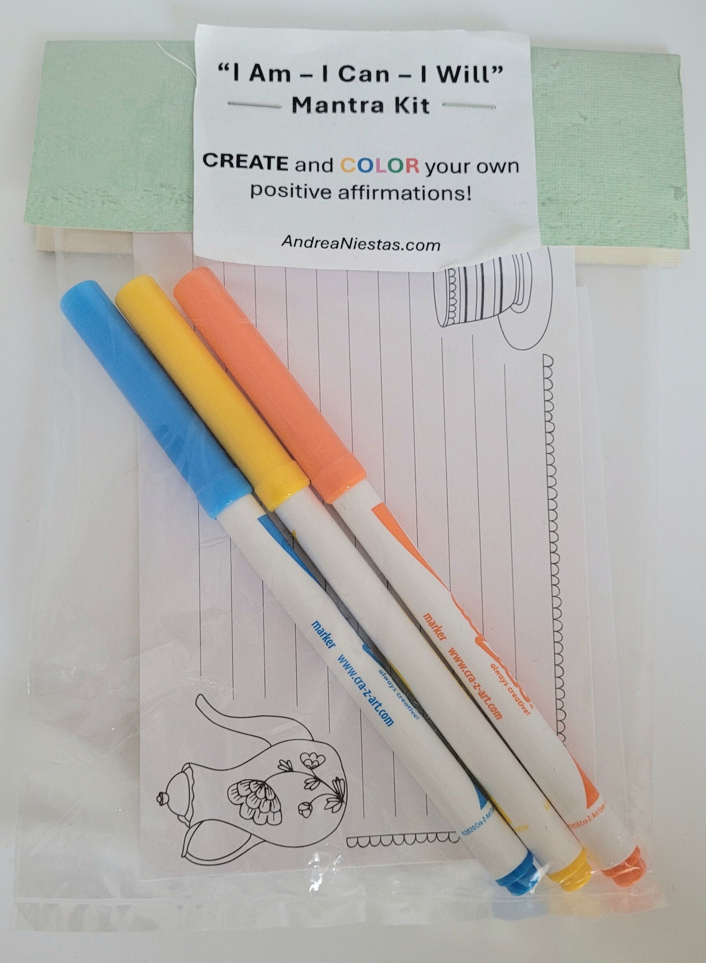 (Believe Collection) "I Am - I Can - I Will" Mantra Kit