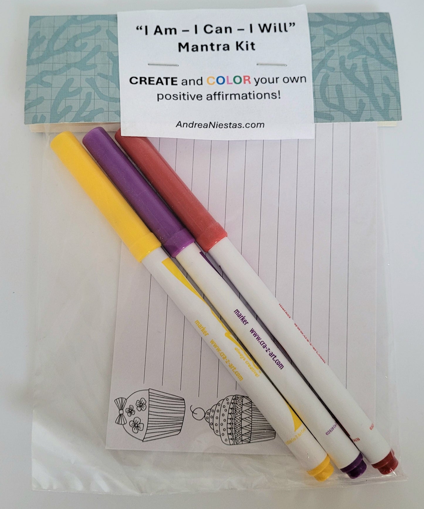 (Believe Collection) "I Am - I Can - I Will" Mantra Kit