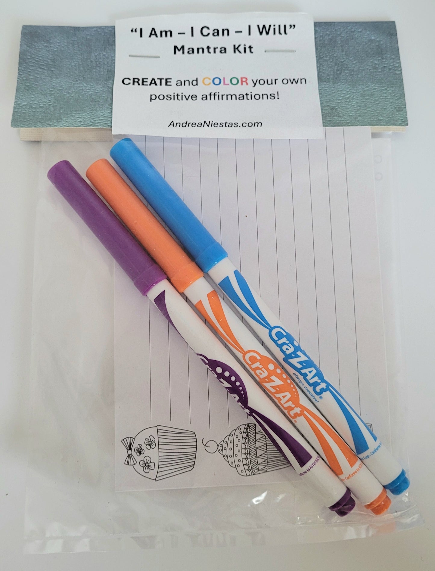 (Believe Collection) "I Am - I Can - I Will" Mantra Kit