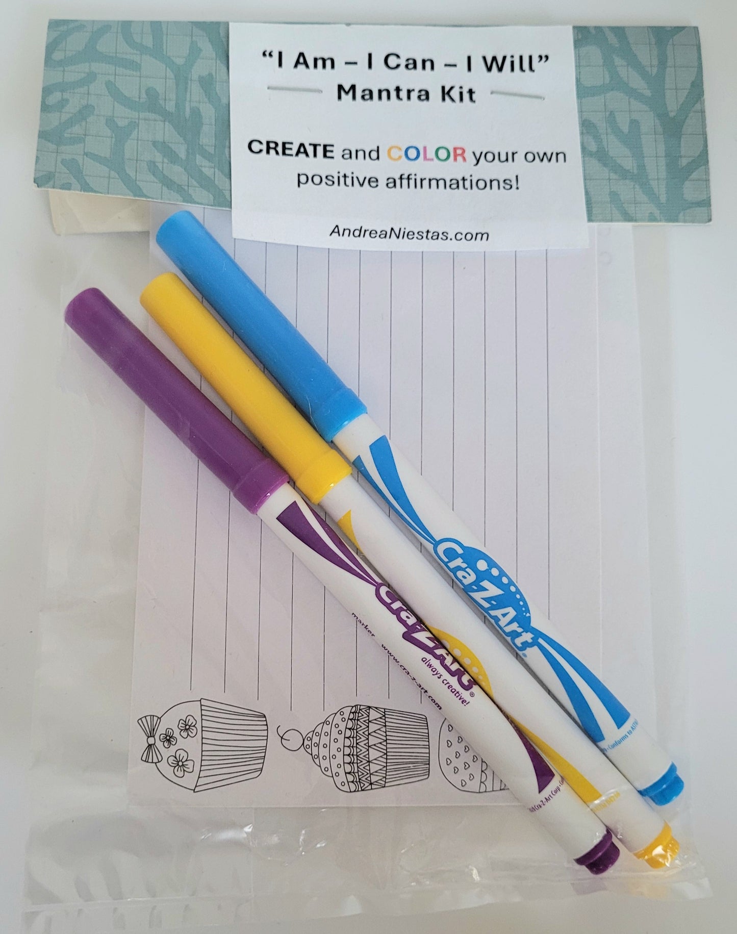 (Believe Collection) "I Am - I Can - I Will" Mantra Kit