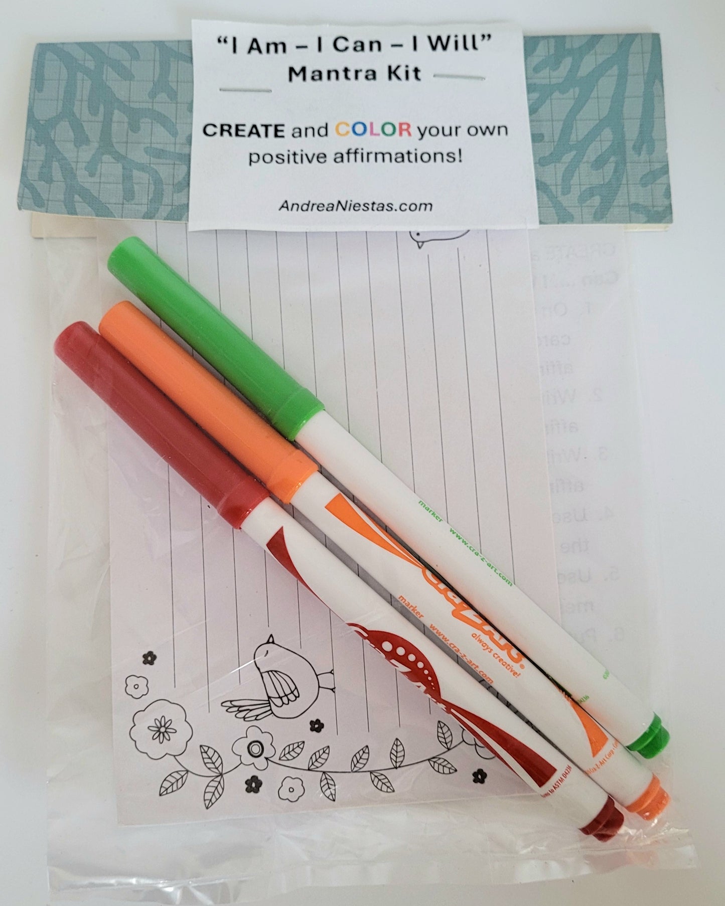 (Believe Collection) "I Am - I Can - I Will" Mantra Kit