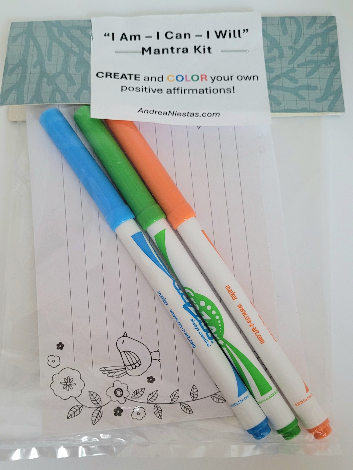 (Believe Collection) "I Am - I Can - I Will" Mantra Kit