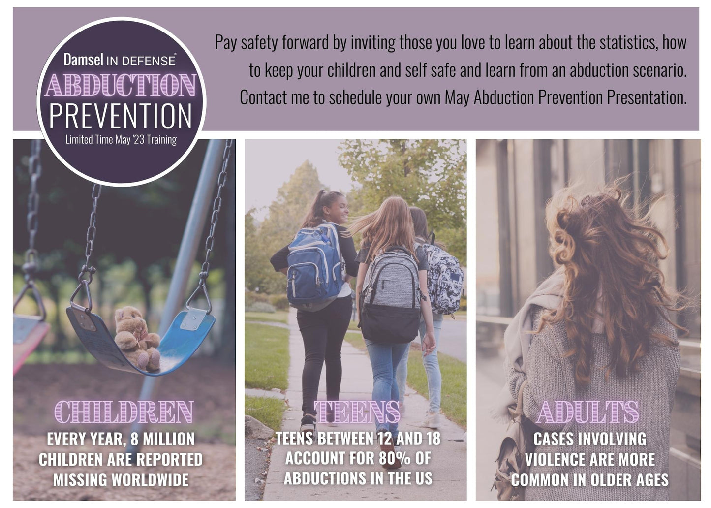 (Damsel Safety Education Series) "Child Abuse Prevention" and "Abduction Prevention"