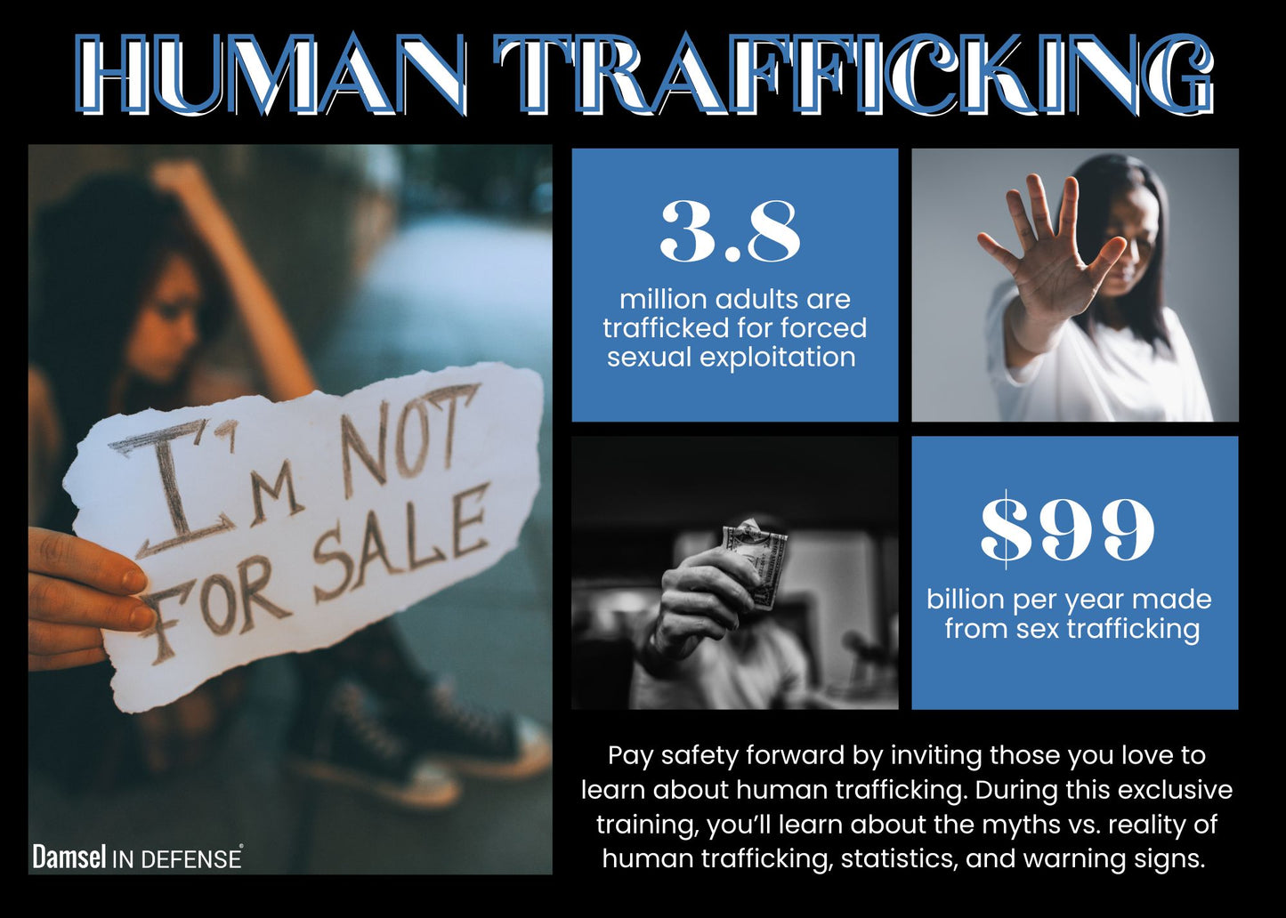 (Damsel Safety Education Series) "Active Shooter Safety" and "Human Trafficking Awareness"