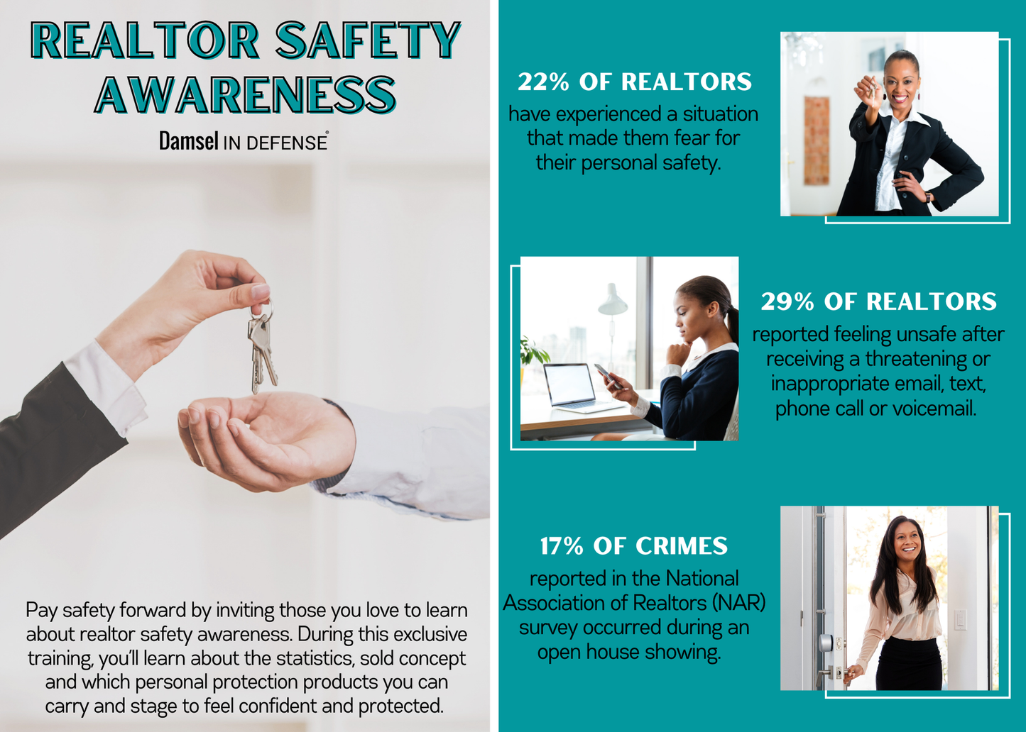 (Damsel Safety Education Series) "Vehicle Safety" and "Realtor Safety"