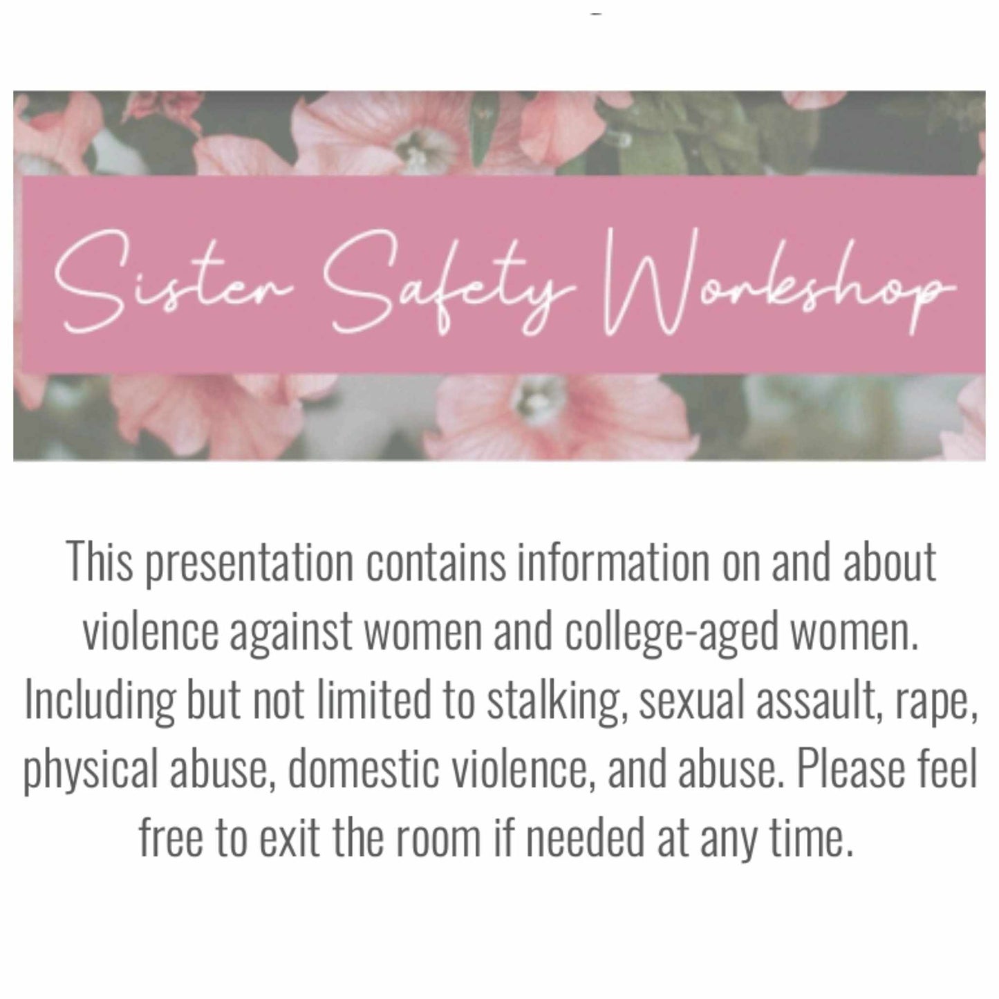 (Damsel Safety Education Series) "Sister Safety" and "10 Safety Mistakes"