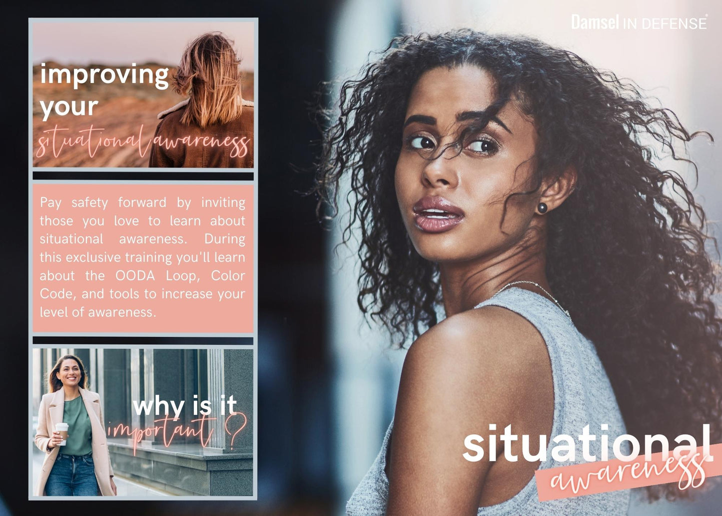 (Damsel Safety Education Series) "City Safety" and "Situational Awareness"